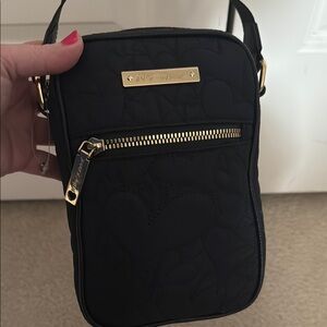 Black Quilted Crossbody Bag